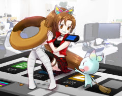 シャーリー 人気投票キャンペーンイラスト
